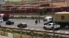 [Vidéo] A Ebène, la présence policière en plein milieu de l'autoroute crée embouteillage et accident