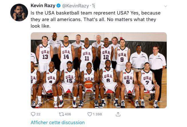 L'humoriste Kevin Razy fait taire la polémique sur l'Equipe de France via Twitter