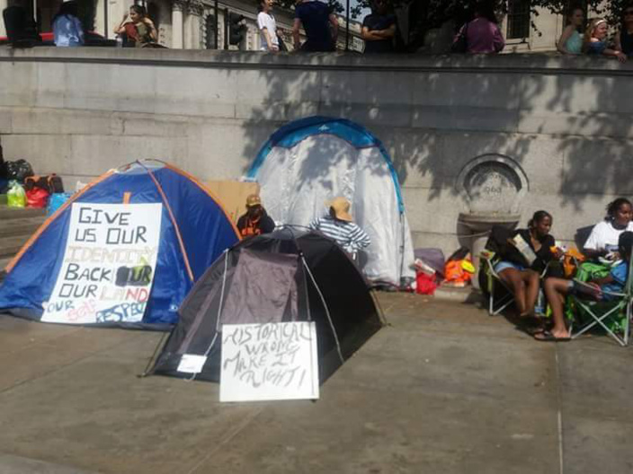 [Diaporama] Les Chagossiens manifestent à Londres
