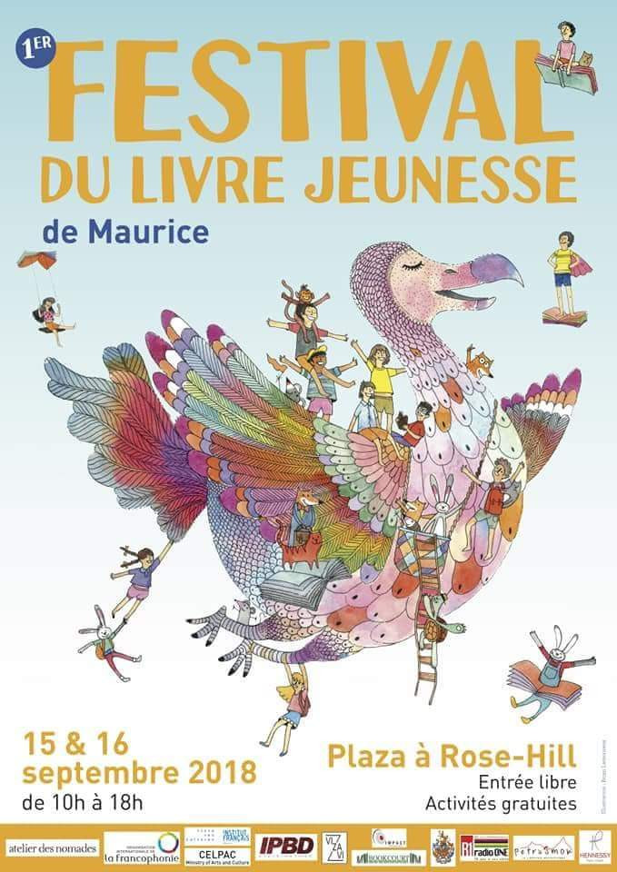 Le premier Festival du Livre Jeunesse de Maurice le 15 & 16 septembre au Plaza à Rose-hill 