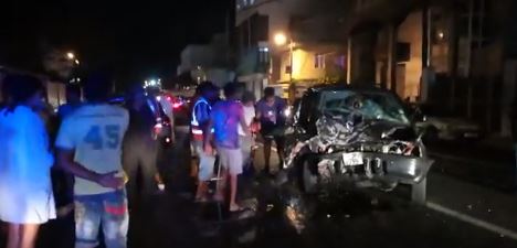 Accident grave à Cité Vallijee en direction de Port-Louis