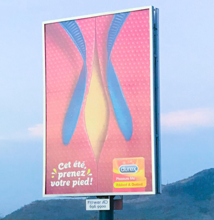 Une campagne publicitaire de Durex fait la polémique