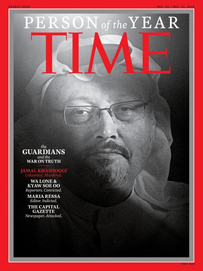 Jamal Khashoggi personnalité de l'année 2018 par le magazine "Time"