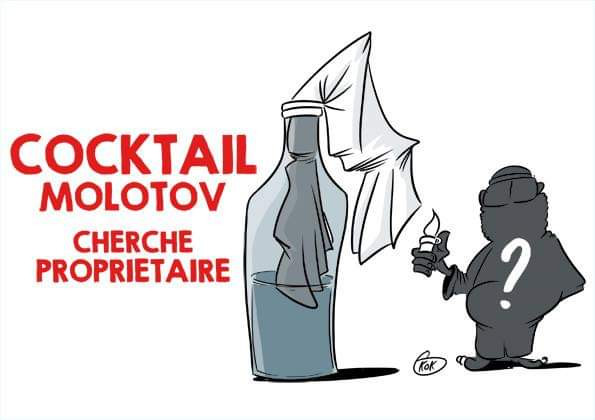 [KOK] Le dessin du jour : Cocktail Molotov cherche propriétaire