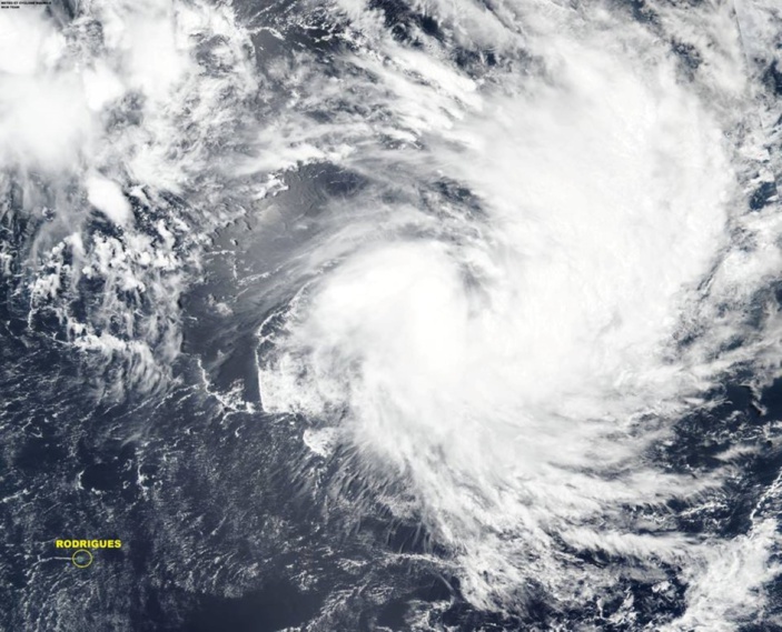 La tempête tropicale a été nommée Haleh et se trouve à 1945 kms de Maurice