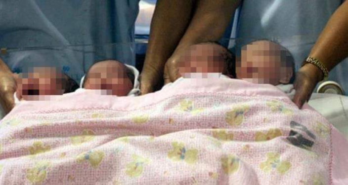 Quadruplés : Les parents pas autorisés à voir leurs filles depuis la naissance