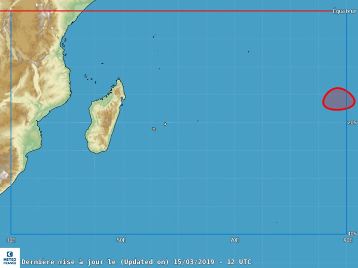 [Météo] La forte tempête tropicale Savannah à 3 400 kms de Rodrigues