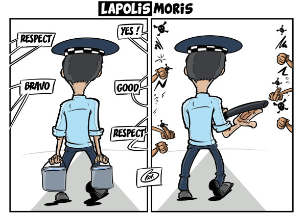 L'actualité vu par KOK : Lapolis Moris