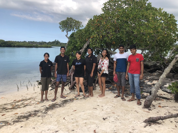 Poste Lafayette : 359 plants de mangroves plantés par huit bénévoles