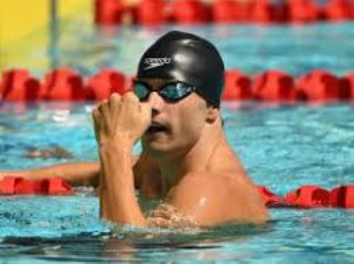 JIOI 2019 - Natation : Bradley Vincent remporte la médaille d'or au 50 m nage libre
