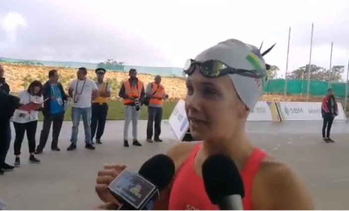 JIOI 2019- Natation : Ines Gebert, 15 ans, décroche l'or au 200m papillon