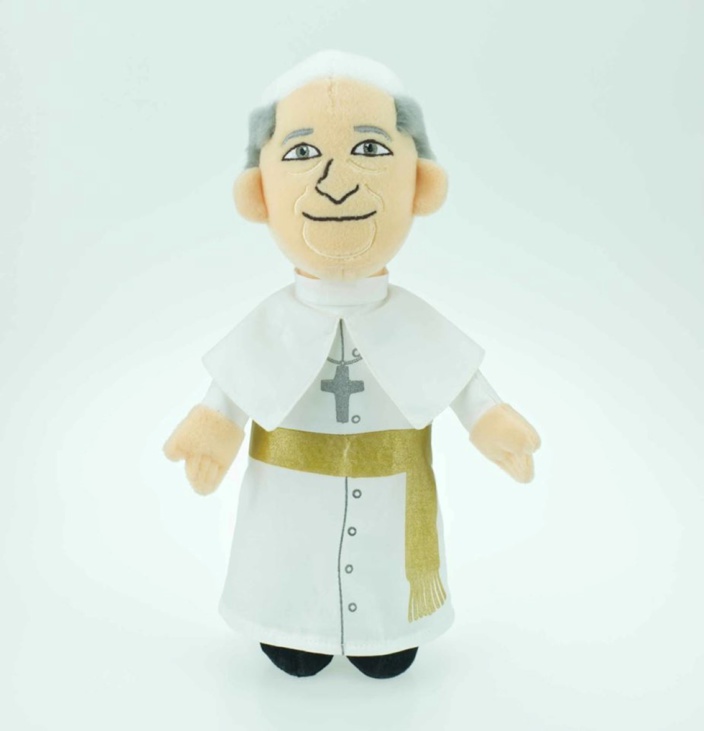 La poupée en peluche du Pape François made in Mauritius !
