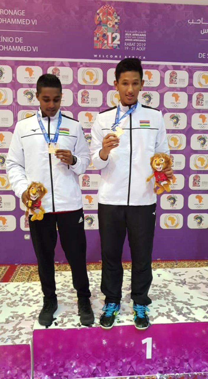 Jeux Africains 2019 : Le duo Julien Paul-Aatish Lubah remporte l'or au badminton