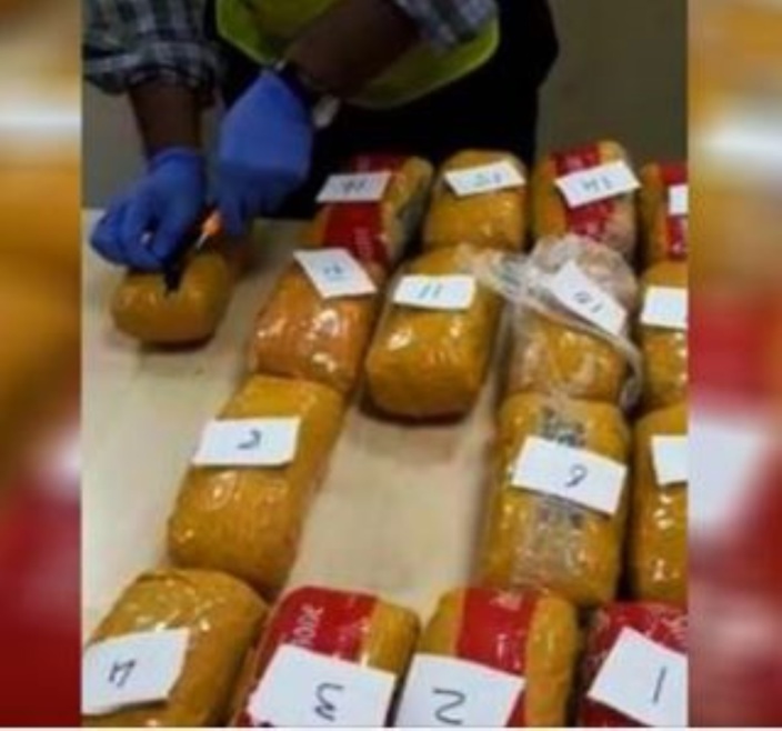 Plaisance: Un Béninois arrêté à l’aéroport avec 5 kilos de cannabis d'une valeur d'environ Rs 3,1 millions 