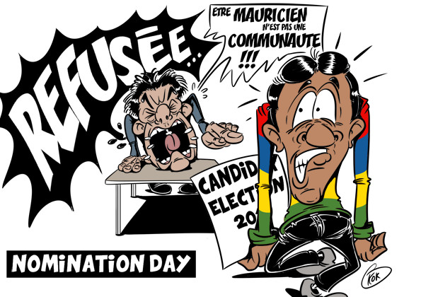 [KOK] Le dessin du jour : Des candidats mauriciens refusés lors du Nomination day
