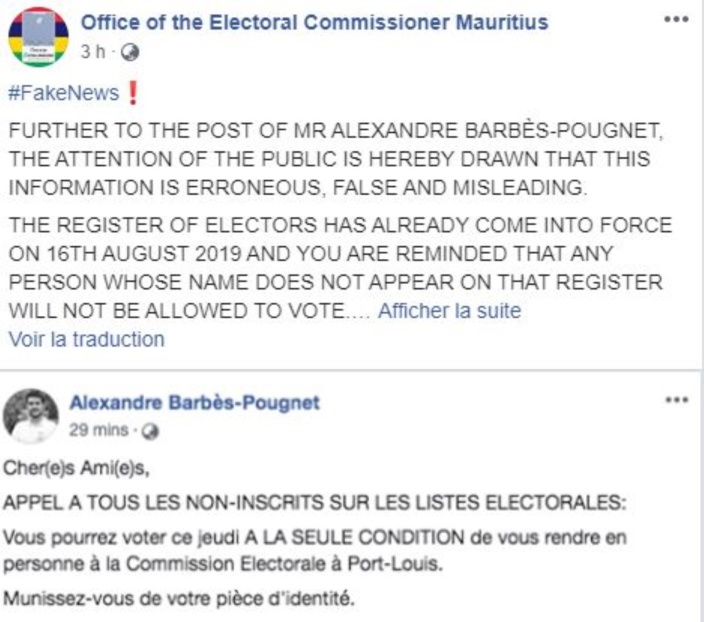 Le candidat Alexandre Barbès-Pougnet victime de piratage ?