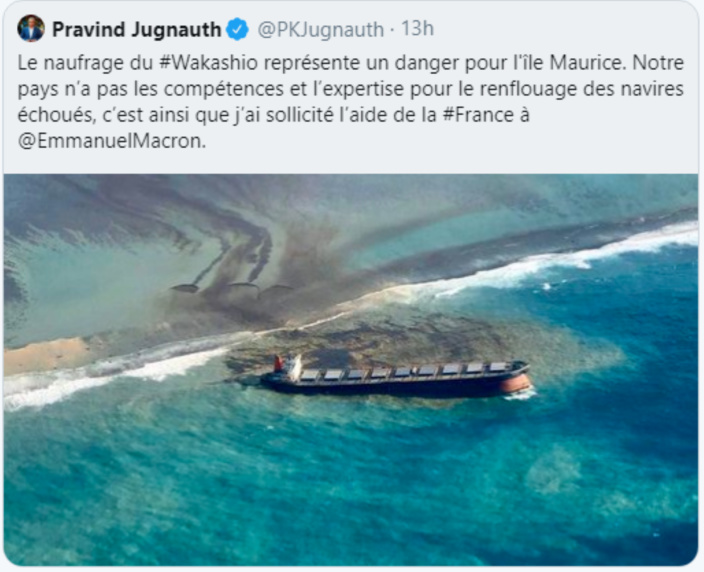 Dans un Tweet, Pravind Jugnauth avoue: « Maurice n’a pas les compétences et l’expertise… »