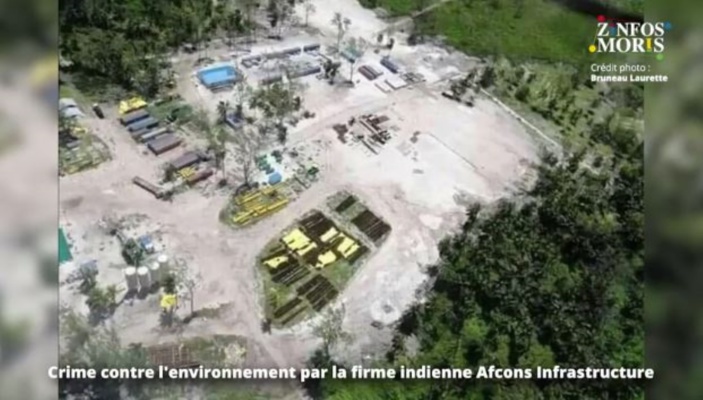[Vidéo] Crime contre l'environnement à Agaléga par la firme indienne Afcons Infrastructure 