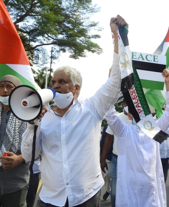 Manifestation de soutien à la cause palestinienne : L'homme de loi Rama Valayden interpellé par la police