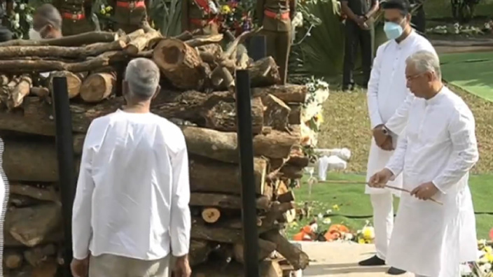 La journée de funérailles de Sir Anerood Jugnauth dans l'intimité familiale