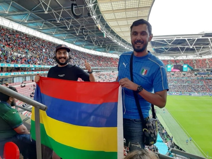 Euro : des Mauriciens dans le stade de Wembley à Londres