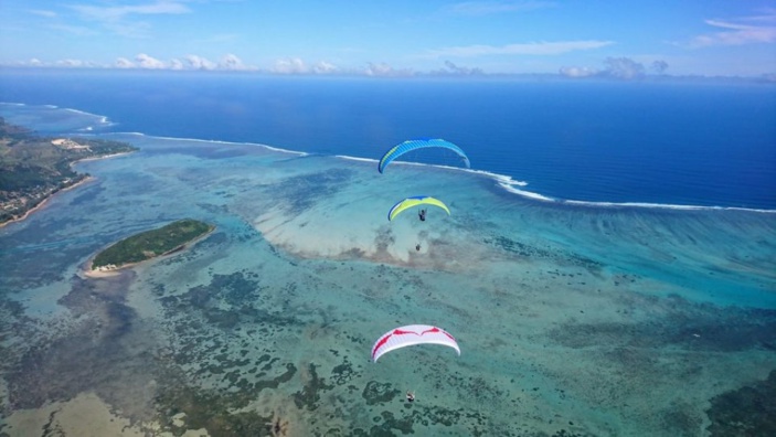 @ Mauritius paragliding