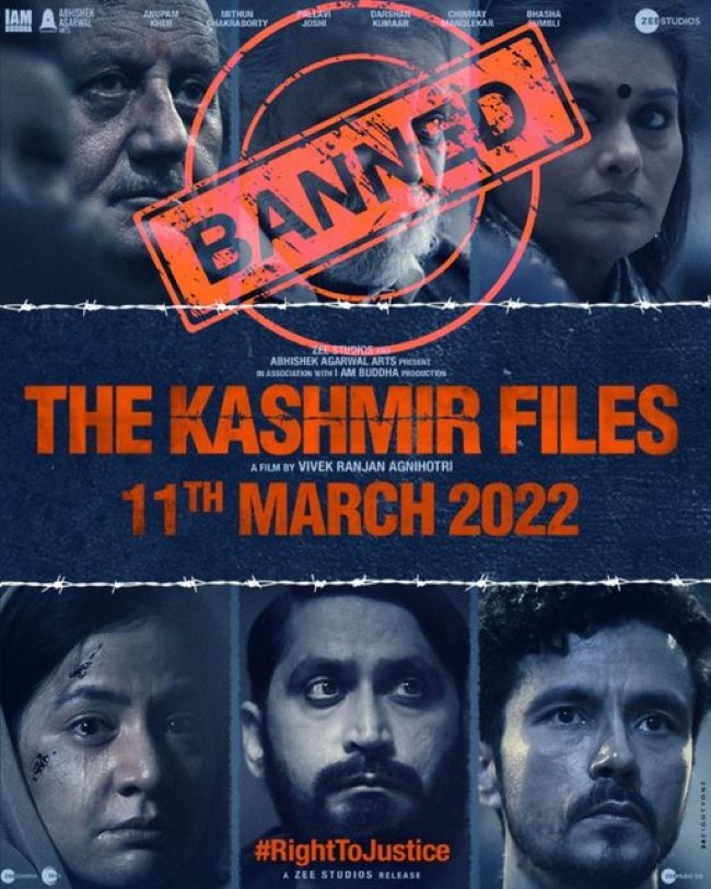 Censure du film « The Kashmir Files» à l'île Maurice