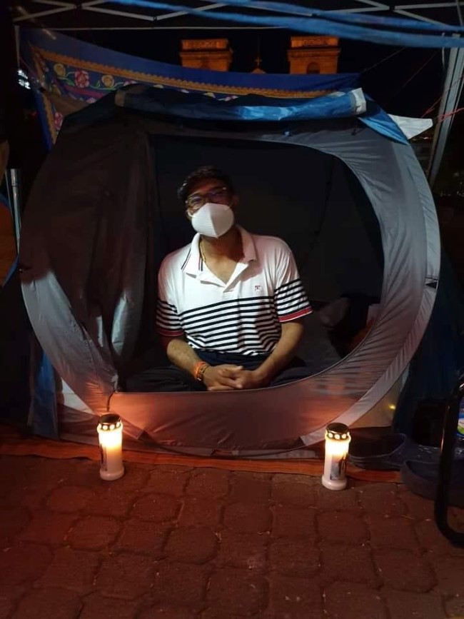 Nishal Joyram maintient sa grève de la faim au bout de son 19 jours 