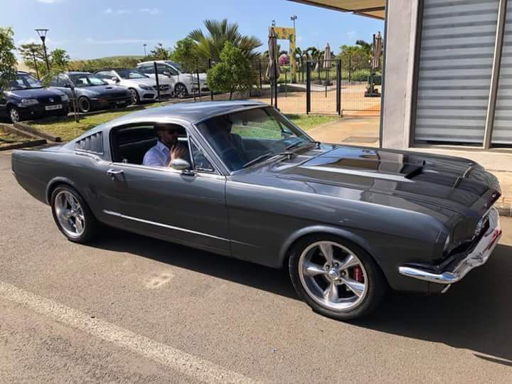 Just arrived in Mauritius ! A 1965 V8 Classic Ford Mustang