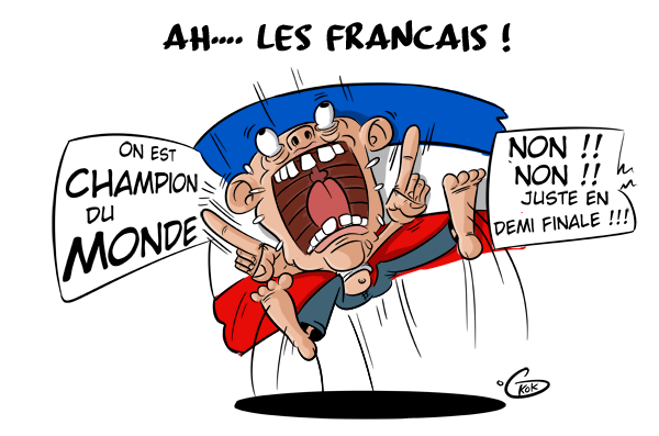 [KOK] Le dessin du jour : La France championne du Monde !