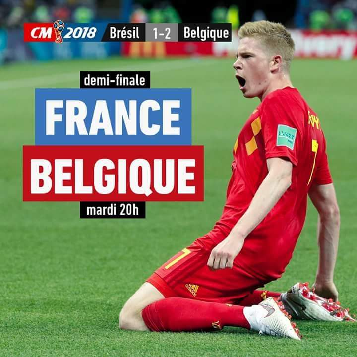 Mondial 2018 : La Belgique élimine le Brésil !