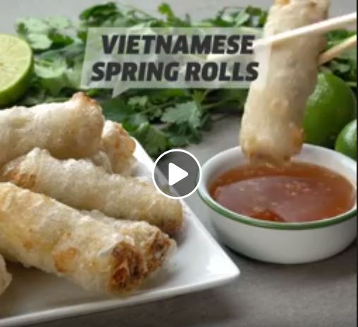 [Vidéo] La recette du jour : Des rouleaux de printemps vietnamien