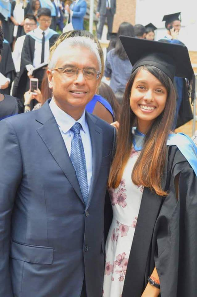 Pravind Jugnauth en Europe pour le diplôme de sa fille