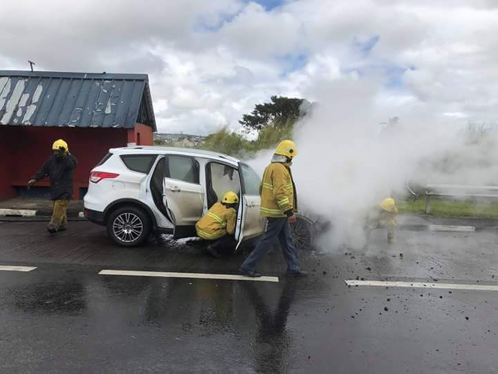 Incendie à Camp-Fouquereaux : Une voiture a pris feu