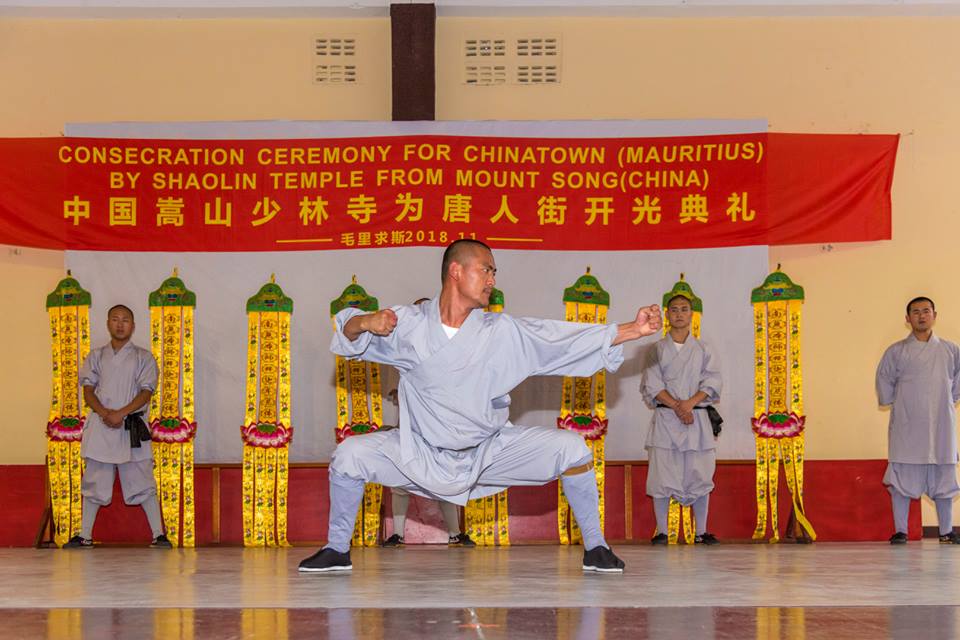 [Diaporama] Cérémonie de bénédiction du Chinatown de Maurice par le Grand Maître Shi Yan Zhi 