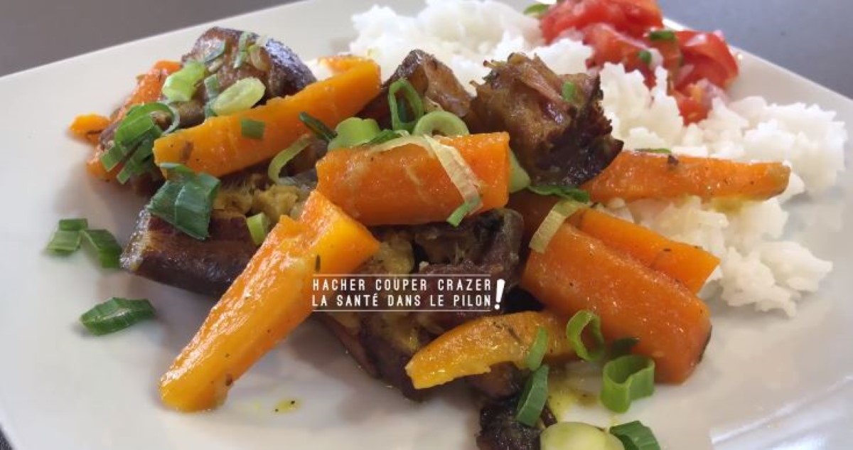[Vidéo] La recette de Pilon Pilé : Le boucané carotte dit "boucané Tante Jane" 
