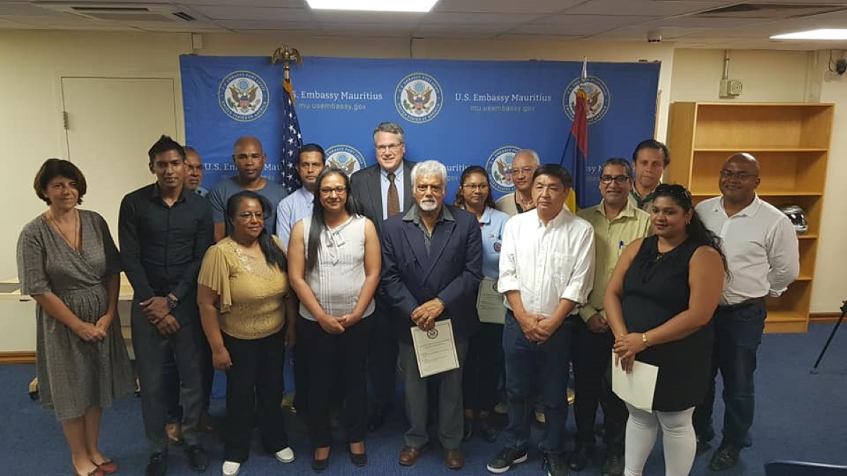 L'ambassade américaine accorde une subvention de 40 000 dollars à des ONG mauriciennes