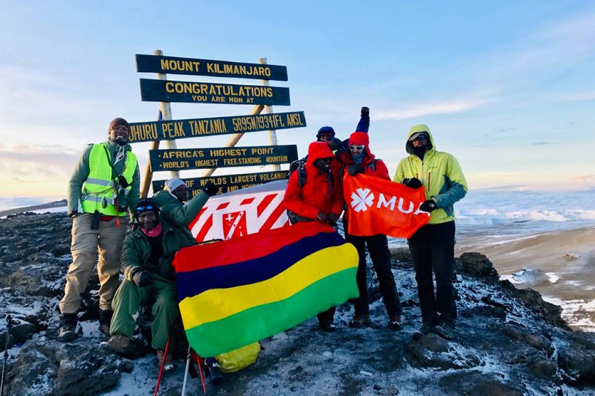 7 Summits Africa-Team Mauritius : Deux Mauriciens sur le Toit de l'Afrique ! 