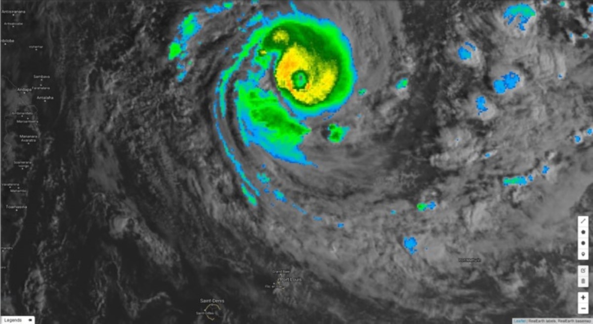 CILIDA: cyclone intense pourrait encore s'intensifier