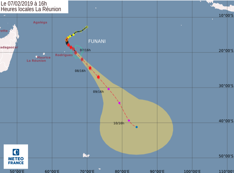 Funani s'éloigne, Gelena se rapproche et sera un cyclone tropical intense d’ici ce soir