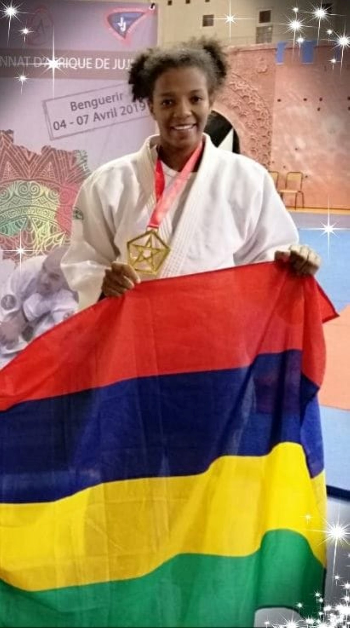 Championnats d’Afrique au Maroc : Chandrine Perrine double médaillée d'or de Ju-Jitsu