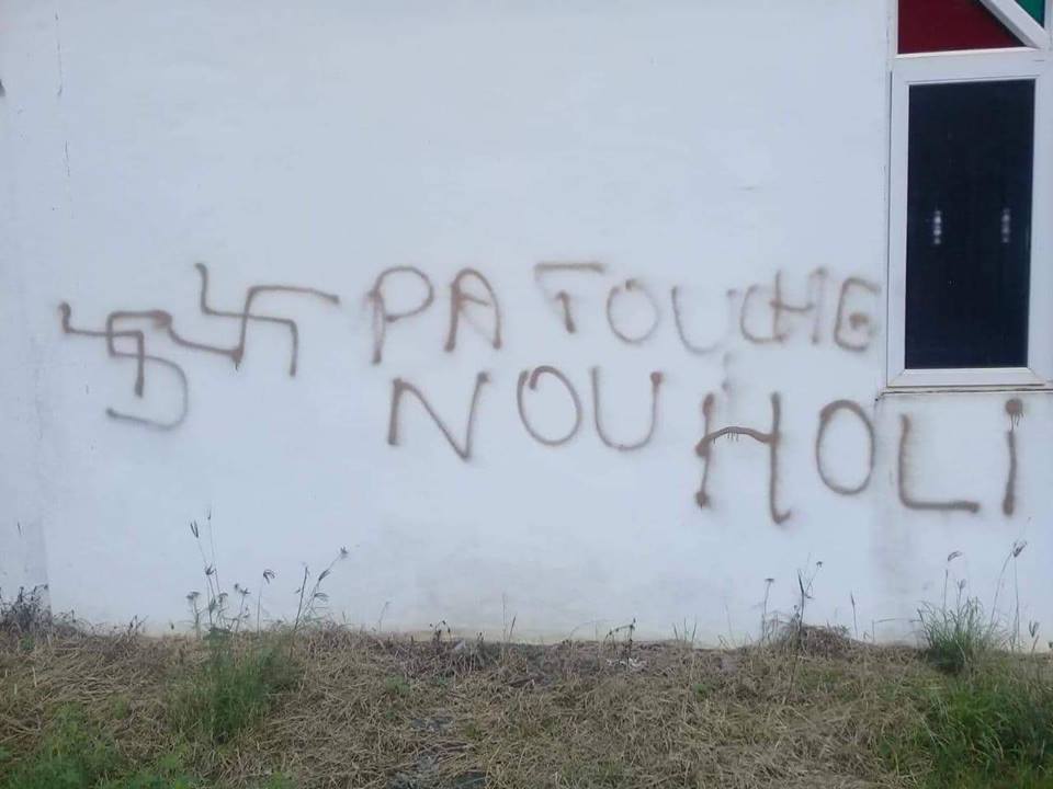 Rivière Citron : Acte de vandalisme visant une mosquée