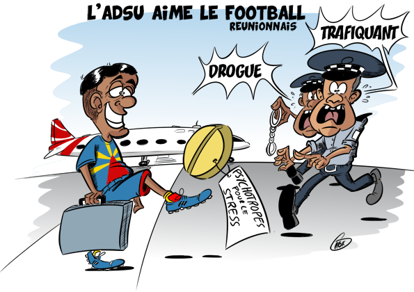 [KOK] Le dessin du jour : L'ADSU aime le football réunionnais