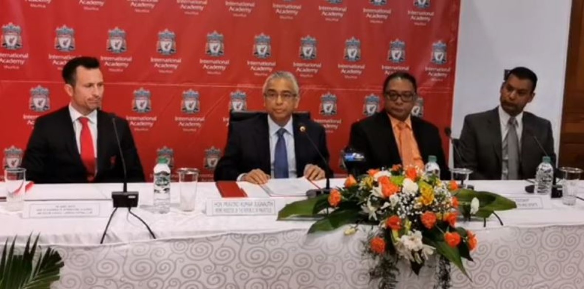Le club de football de Liverpool lance officiellement une nouvelle académie internationale à Maurice