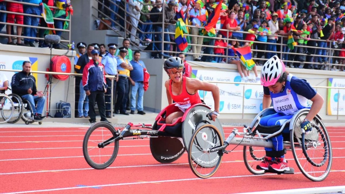 JIOI 2019 - Athlétisme (Handisport) : Noemi Alphonse remporte l'or au 1 500m fauteuil
