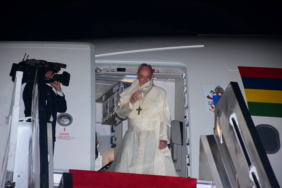 Le pape François a quitté l'île Maurice ce lundi soir