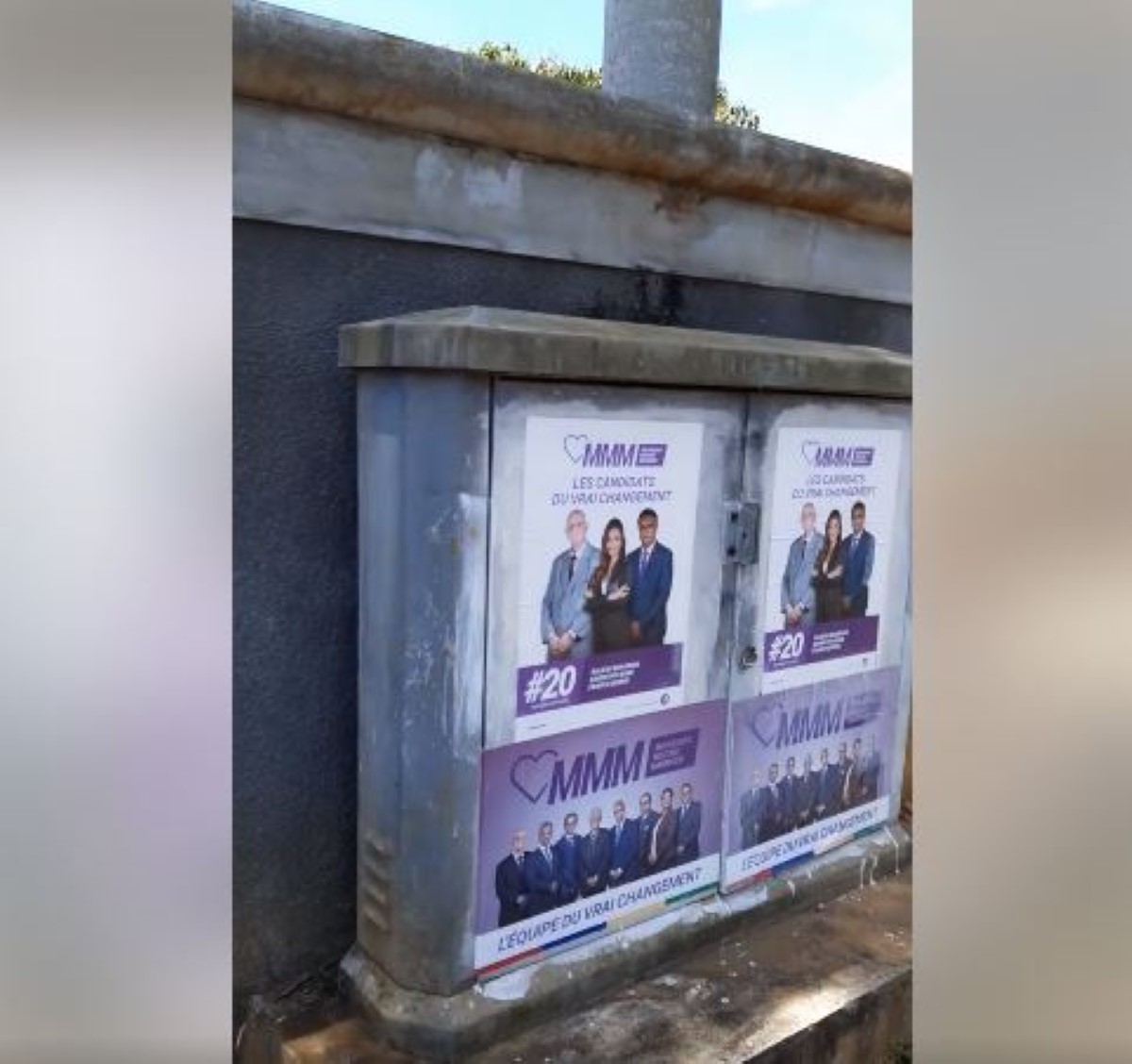 ▶️ Beau-Bassin : Affiches illégales à 200 mètres d'un bureau de vote signalée