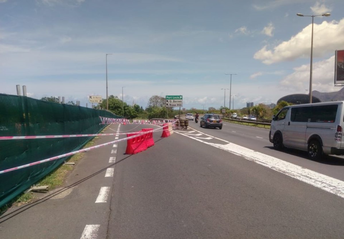 Quatre-Bornes : La route menant à St Jean et Rose-Hill fermée temporairement