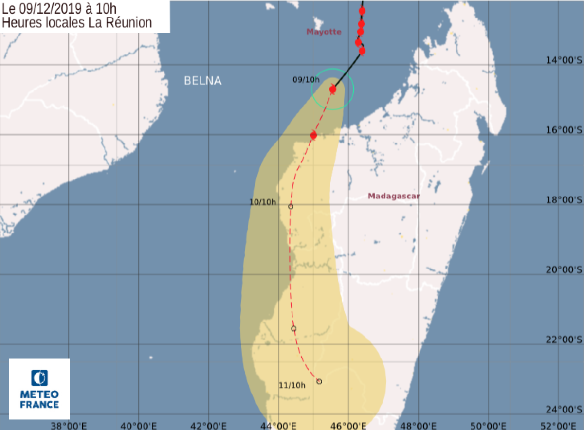 Cyclone Belna : Madagascar en alerte Rouge avec un impact imminent