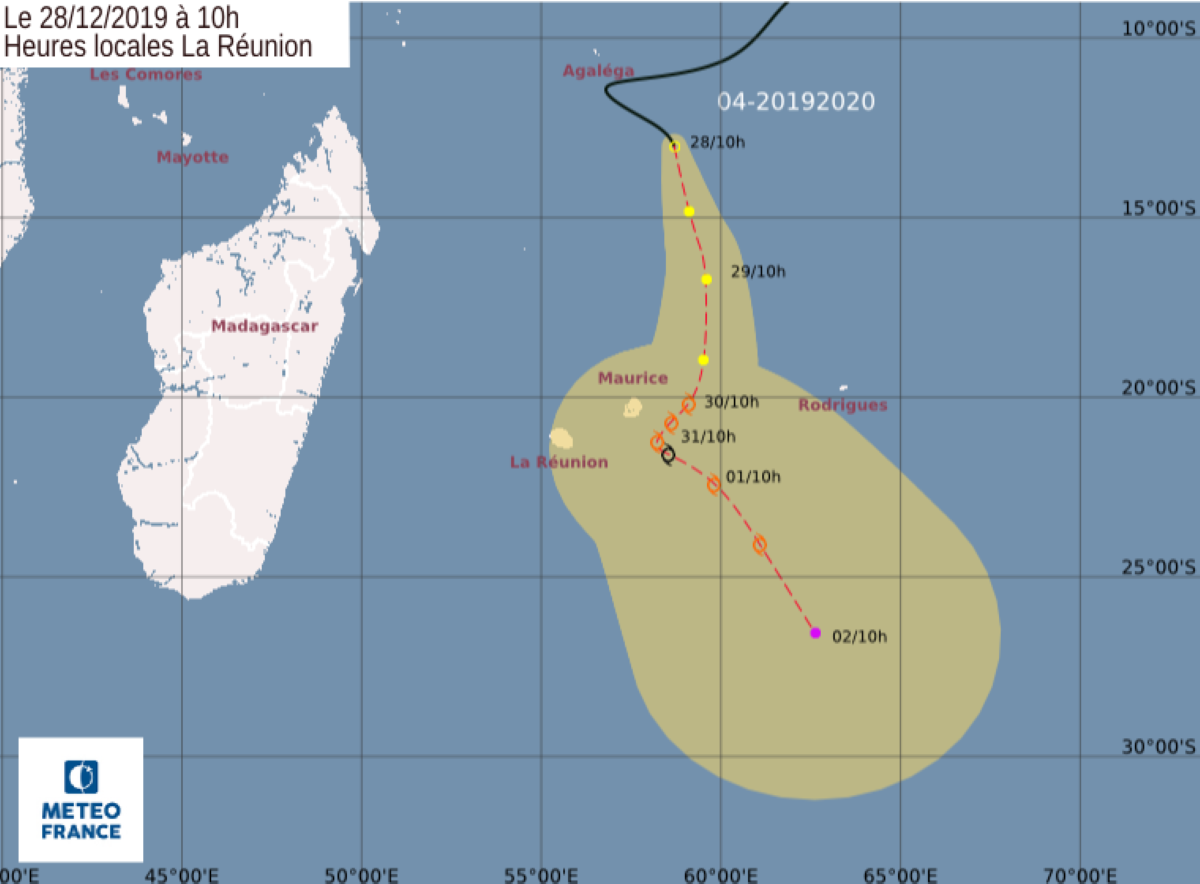 Futur Calvinia : Rodrigues passe en alerte cyclonique 1